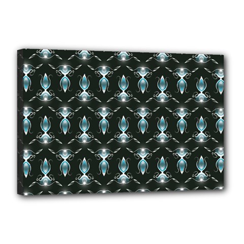 Seamless Pattern Background Canvas 18  X 12  by Nexatart