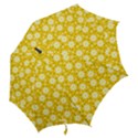 Daisy Dots Yellow Hook Handle Umbrellas (Medium) View2