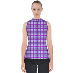 Purple Tartan Shell Top by jumpercat