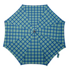 Sea Tartan Hook Handle Umbrellas (small) by jumpercat