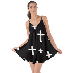 White Cross Love The Sun Cover Up by snowwhitegirl