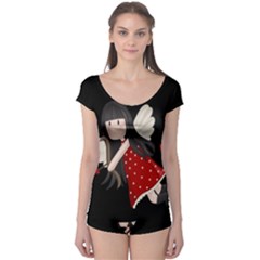 Cupid Girl Boyleg Leotard  by Valentinaart