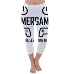 Gamer Capri Winter Leggings  by Valentinaart