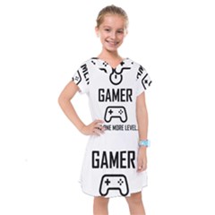 Gamer Kids  Drop Waist Dress by Valentinaart