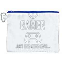 Gamer Canvas Cosmetic Bag (xxl) by Valentinaart