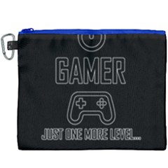 Gamer Canvas Cosmetic Bag (xxxl) by Valentinaart