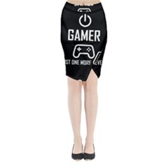 Gamer Midi Wrap Pencil Skirt by Valentinaart