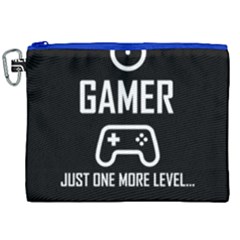 Gamer Canvas Cosmetic Bag (xxl) by Valentinaart
