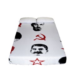 Communist Leaders Fitted Sheet (full/ Double Size) by Valentinaart