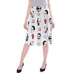 Communist Leaders Midi Beach Skirt by Valentinaart