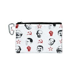 Communist Leaders Canvas Cosmetic Bag (small) by Valentinaart