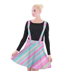 Background Texture Pattern Suspender Skater Skirt by Nexatart
