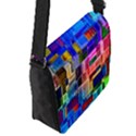 Background Art Abstract Watercolor Flap Messenger Bag (S) View2