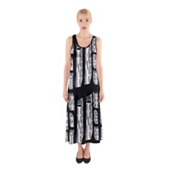 Numbers Cards 7898 Sleeveless Maxi Dress by MRTACPANS