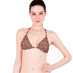 Mosaic Pattern Quilt Pattern Bikini Top by paulaoliveiradesign