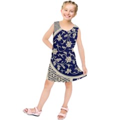 Background Vintage Japanese Kids  Tunic Dress by Nexatart