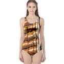 Abstract Architecture Background One Piece Swimsuit View1