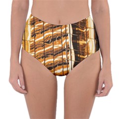 Abstract Architecture Background Reversible High-waist Bikini Bottoms by Nexatart