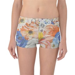 Texture Fabric Textile Detail Reversible Boyleg Bikini Bottoms by Nexatart