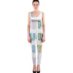 Adventure With Me One Piece Catsuit by NouveauDesign