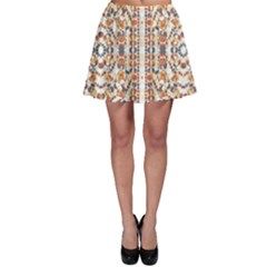 Multicolored Geometric Pattern  Skater Skirt by dflcprints