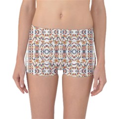Multicolored Geometric Pattern  Boyleg Bikini Bottoms by dflcprints