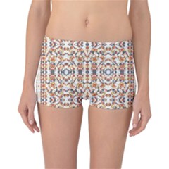 Multicolored Geometric Pattern  Reversible Boyleg Bikini Bottoms by dflcprints