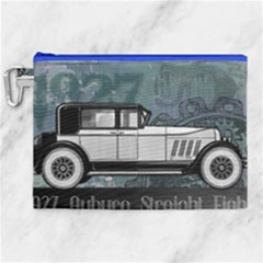 Vintage Car Automobile Auburn Canvas Cosmetic Bag (xl) by Nexatart