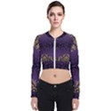 art nouveau,vintage,damask,gold,purple,antique,beautiful Bomber Jacket View1