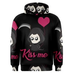 Cute Grim Reaper Men s Overhead Hoodie by Valentinaart