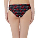 XOXO Valentines day pattern Hipster Bikini Bottoms View2
