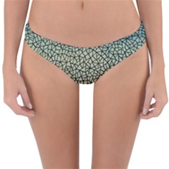 Background Cubism Mosaic Vintage Reversible Hipster Bikini Bottoms by Nexatart