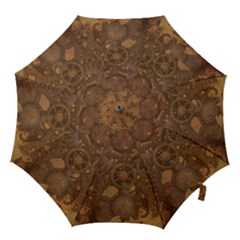 Background Steampunk Gears Grunge Hook Handle Umbrellas (large) by Nexatart