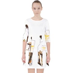 Coffee And Milkshakes Pocket Dress by KuriSweets