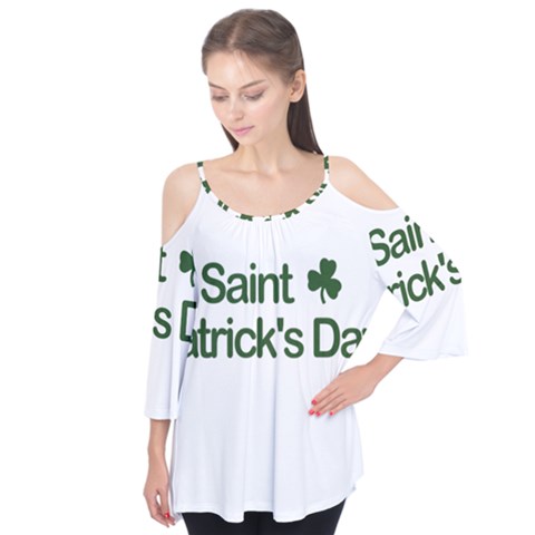  St  Patricks Day  Flutter Tees by Valentinaart
