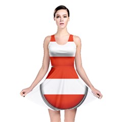 Austria Country Nation Flag Reversible Skater Dress by Nexatart