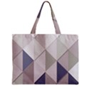 Background Geometric Triangle Zipper Mini Tote Bag View2