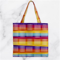 Art Background Abstract Zipper Grocery Tote Bag by Nexatart