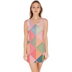 Background Geometric Triangle Bodycon Dress by Nexatart