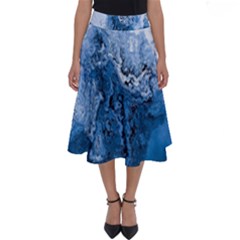 Water Nature Background Abstract Perfect Length Midi Skirt by Nexatart
