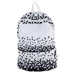 Flat Tech Camouflage White And Black Foldable Lightweight Backpack by jumpercat