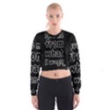 Save me from what I want Cropped Sweatshirt View1
