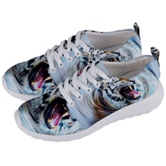 Tiger Animal Art Swirl Decorative Men s Lightweight Sports Shoes by Nexatart