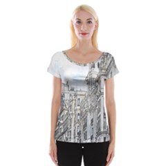 Architecture Building Design Cap Sleeve Tops by Nexatart