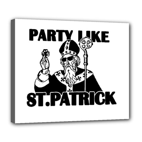  St  Patricks Day  Deluxe Canvas 24  X 20   by Valentinaart