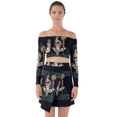  St  Patricks Day  Off Shoulder Top With Skirt Set by Valentinaart