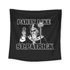 St  Patricks Day  Square Tapestry (small) by Valentinaart