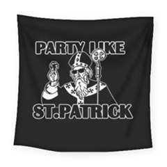  St  Patricks Day  Square Tapestry (large) by Valentinaart