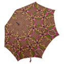 Jungle Flowers In Paradise  Lovely Chic Colors Hook Handle Umbrellas (Small) View2