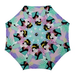 Japanese Abstract Golf Umbrellas by snowwhitegirl